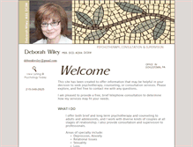 Tablet Screenshot of deborahwiley.com